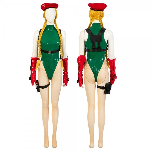 Street Fighter Cosplay Costumes Cammy White Green Outfits - CCosplay.com