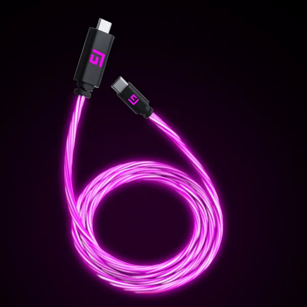 3M/10ft USB-C/C with LED light | High-Speed Charging + Sync