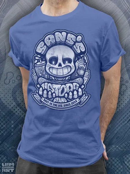 UNDERTALE : Sans' Hot Dog Stand Retro Unisex T-Shirt