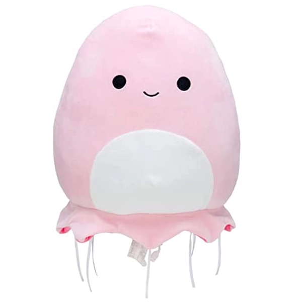 Squishmallow Jellyfish 20 cm (8 inch) Jayda Pink Sealife Plush Stuffed Animal Super Soft Cuddle Pillow