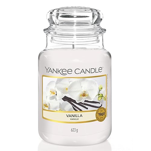 Yankee Candle Scented Candle | Vanilla Large Jar Candle | Long Burning Candles: up to 150 Hours | Perfect Gifts for Women - Vanilla