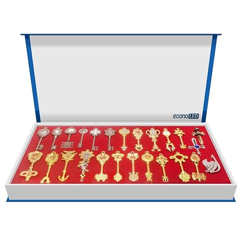 econoLED 25PCS Key Chain Celestial Spirit Gate Pendant Set Keychain for Children Kids Christmas Thanksgiving Day Birthday Gifts