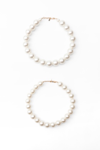 PACK OF 2 FAUX PEARL NECKLACES