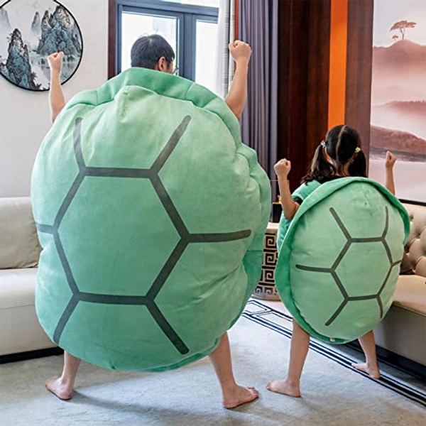 Giant Turtle Shell Wearable Pillow, Wearable Turtle Shell Pillow, Gift for Kids Adults (150cm/60inch) - 150cm/60inch