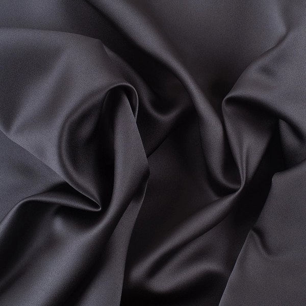 Polyester Satin - Charcoal Gray - Reverie Collection