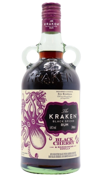 Kraken - Black Cherry &amp; Madagascan Vanilla Black Spiced Rum 70cl