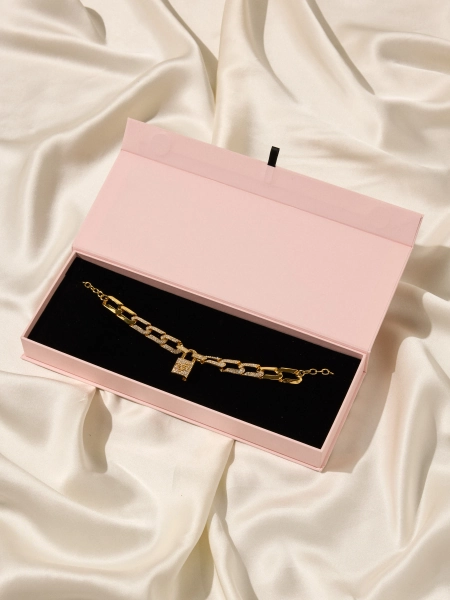 Meriem Anklet in Gold/Crystal | By Agent Provocateur
