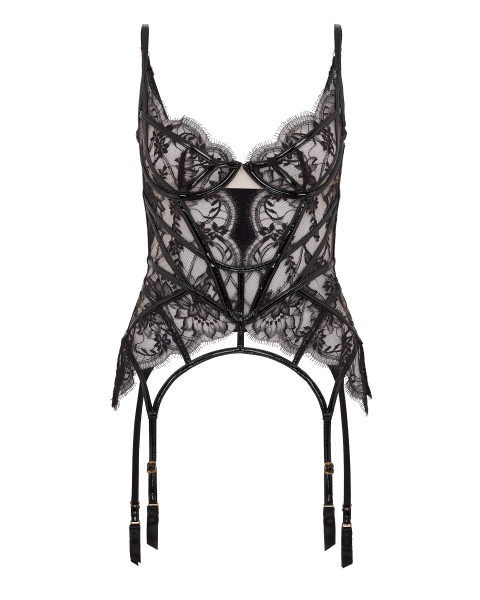 Alyss Basque in Black | By Agent Provocateur