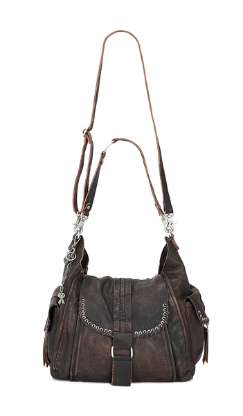 x We The Free Leigh Distressed Hobo Bag