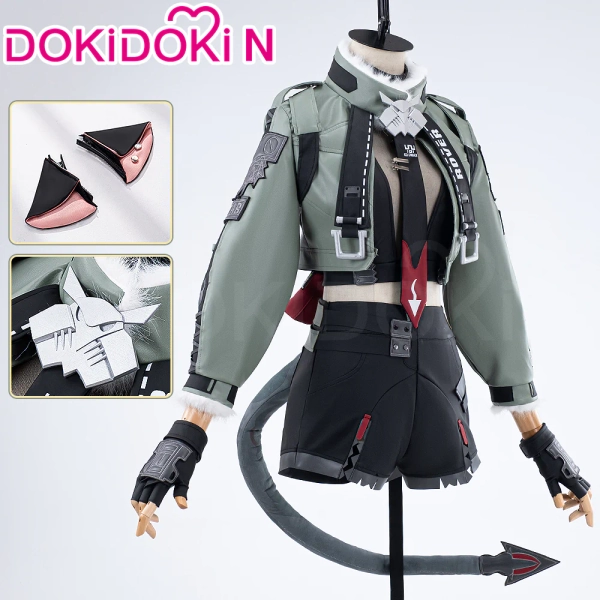 【Ready For Ship】【Size XS-3XL】Dokidoki-N Game Zenless Zone Zero Cosplay Jane Doe Costume ZZZ