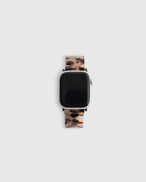 Acetate Apple Watch Band - Tan Tortoise