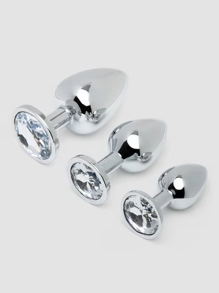Lovehoney Jewelled Metal Butt Plug Set (3 Piece)
