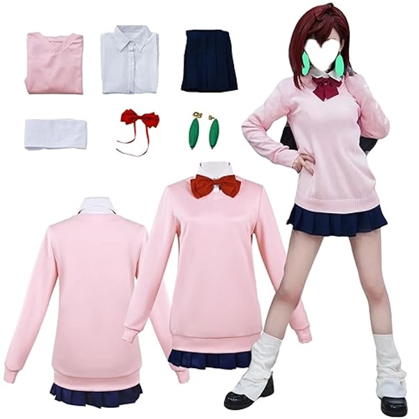 Ayase Cosplay Costume Dandadan Cosplay Ayase Cosplay Outfit Dandadan Uniform Suit Set Halloween Party