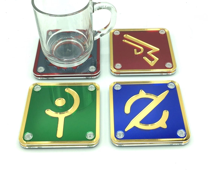 Mirrored Acrylic FFXIV Job Icon Coaster