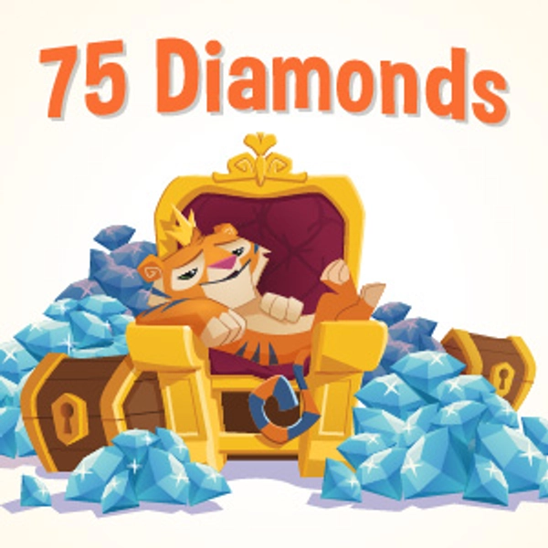 ANIMAL JAM ~ 75 Diamonds