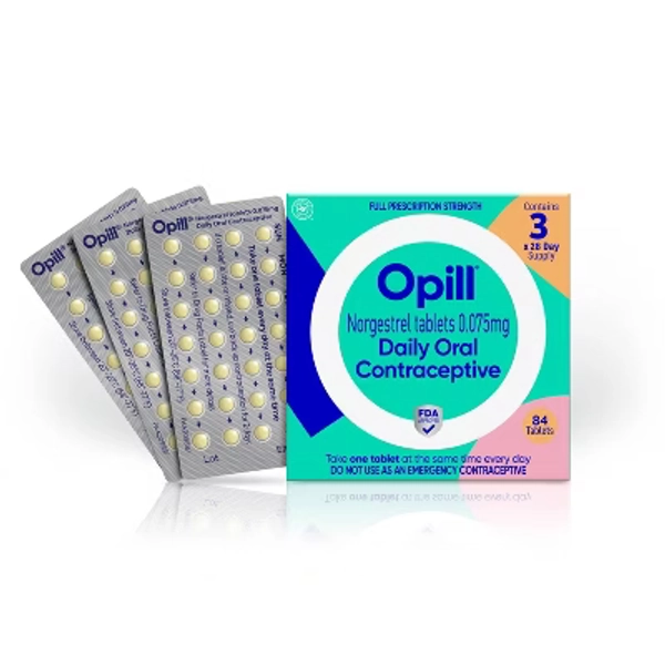 Opill Daily Oral Birth Control Pills - 3 Month - 84ct