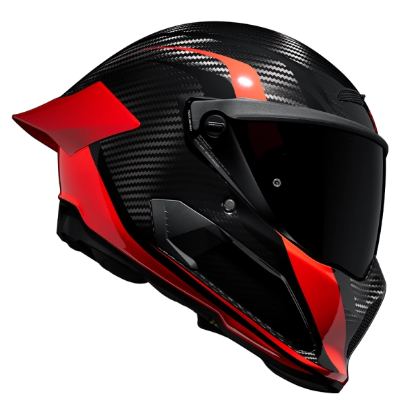 Rosso carbon fiber helmet