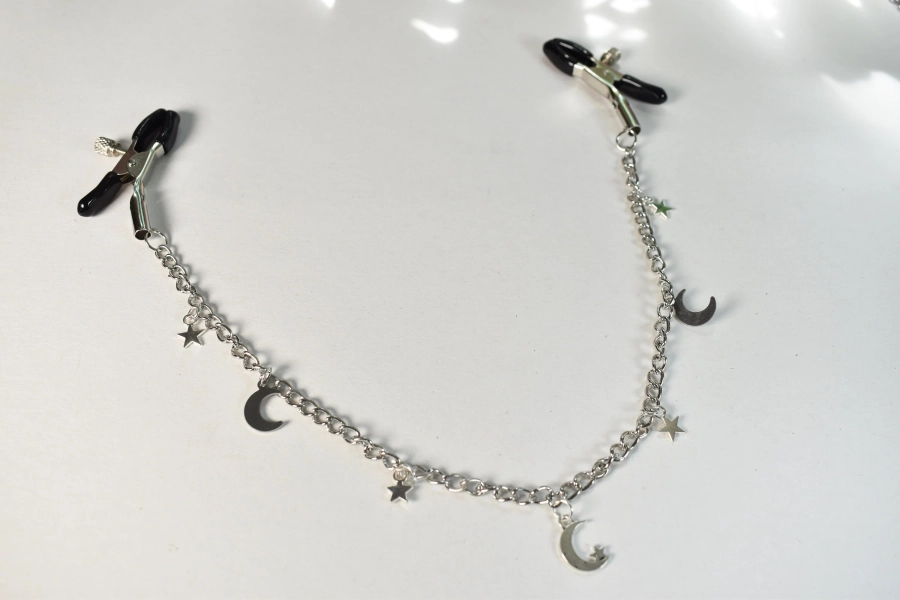 Stars And Moons Nipple Clamp