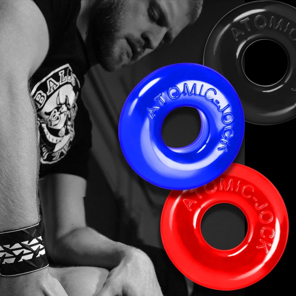 RINGER 3-PACK no-roll extra grip fuckring/stacker ballring