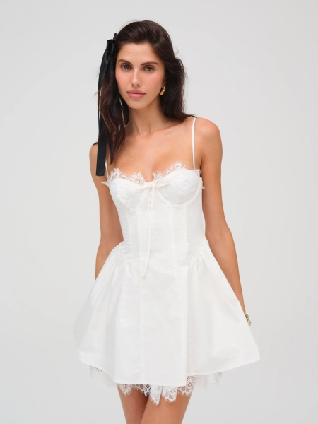 Shae Mini Dress — White