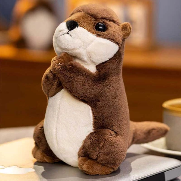 Praying Otter Plush Toy Cute Otter Stuffed Animal Companion