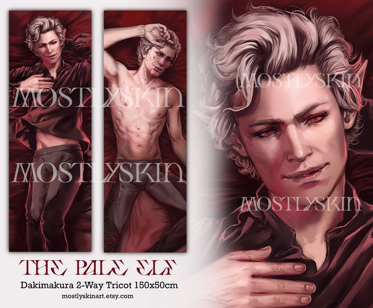 Astarion Dakimakura Body Pillow Case Baldur's Gate 3