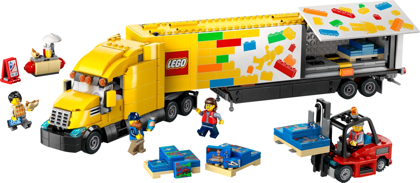 Yellow Delivery Truck 60440 | City | Buy online at the Official LEGO® Shop US 