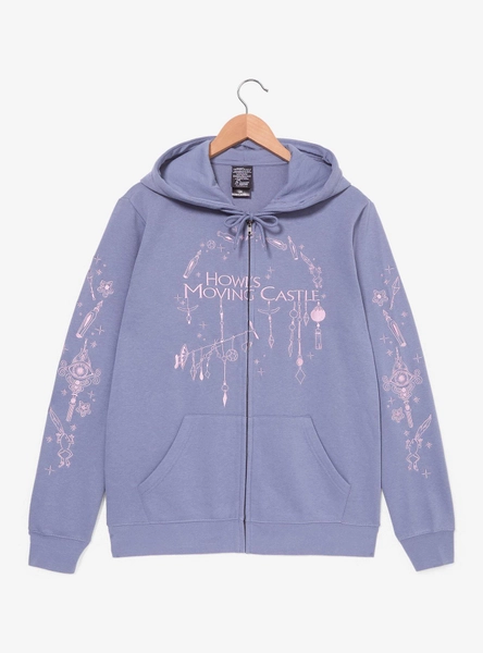 Howl's Moving Castle Embroidered Hoodie