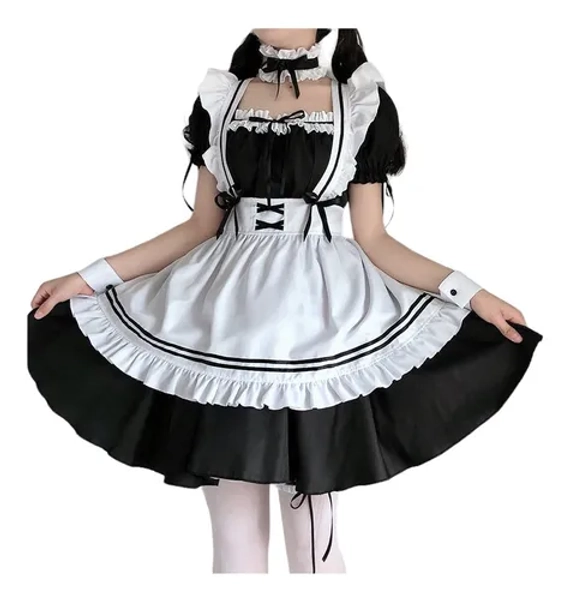 Maid Cafe Cosplay Feminino Traje Roupa Japonesa Vestido Sexy