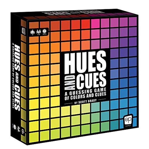 USAOPOLY Hues and Cues Board Game for 3 to 10 Players | Ages 8+ | 480 Color Squares | Connect Clues and Guess