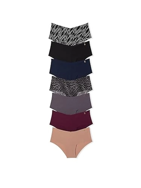 Victoria's Secret Women's No Show Cheeky Underwear, Minimal Coverage Panties for Women, Multi Pack (XS-XXL)