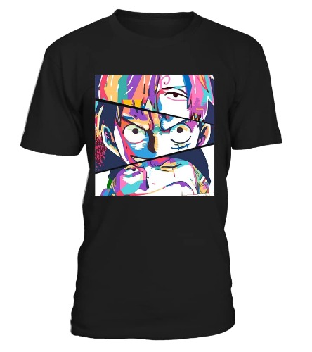 Sanji Luffy Zoro One Piece Anime T-Shirt 