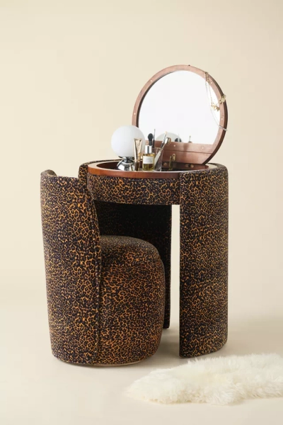 Jane Upholstered Vanity & Stool Set