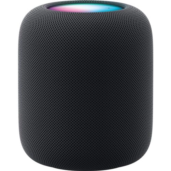 Apple HomePod Smart Speaker 2nd Generation, Siri Speaker + Power Cable + Apple 1 Year Limited Warranty (Midnight)