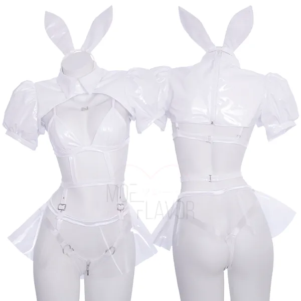 Cyber Bunny Set | White / 2XL/3XL