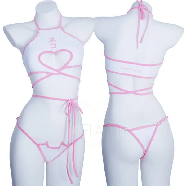 Neko Swimsuit | Pink / 3XL/4XL