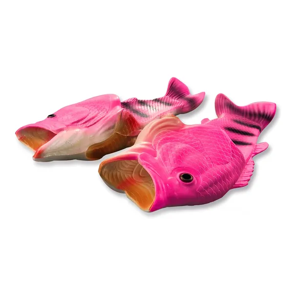 Uniqstore Sandales unisexes en forme de poisson - Pour la plage ou la douche - Idée cadeau originale pour homme et femme