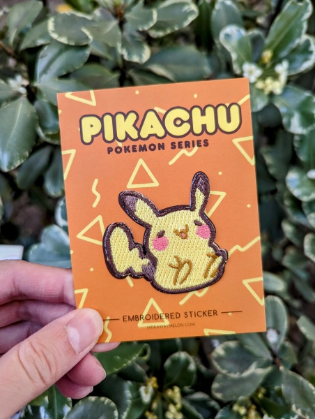Pika Patch - 2in Embroidered Sticker Patch