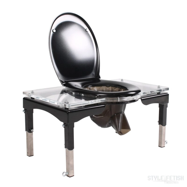 Edle Plexiglas Sklaventoilette der Oberklasse, 1.129,00 €