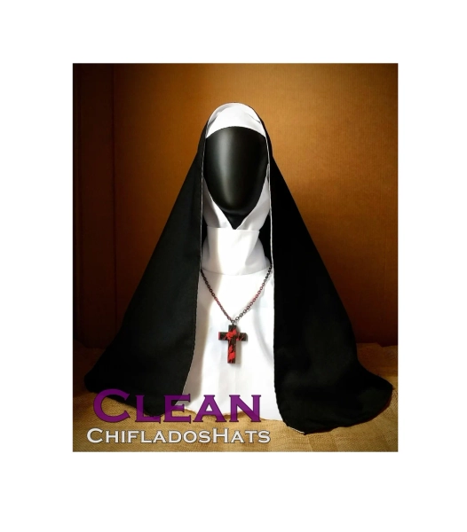 Nun's Costume Cosplay Horror Movie Valak Nun Costume Valak Costume Renaissance Dress Medieval Veil Birgitta Halloween Costume Nun Habit Veil - Etsy Sweden