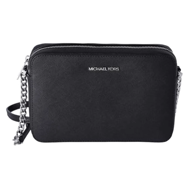 Michael Kors Schultertasche, Saffiano-Leder, mittlere Handtasche, Jet-Set