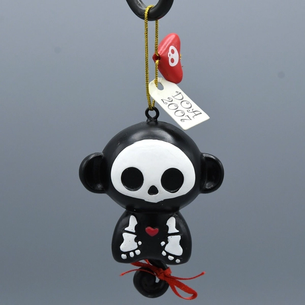 Skelanimals Monkey Figurine Ornament 2007 Kurt Adler Hot Topic Marcy