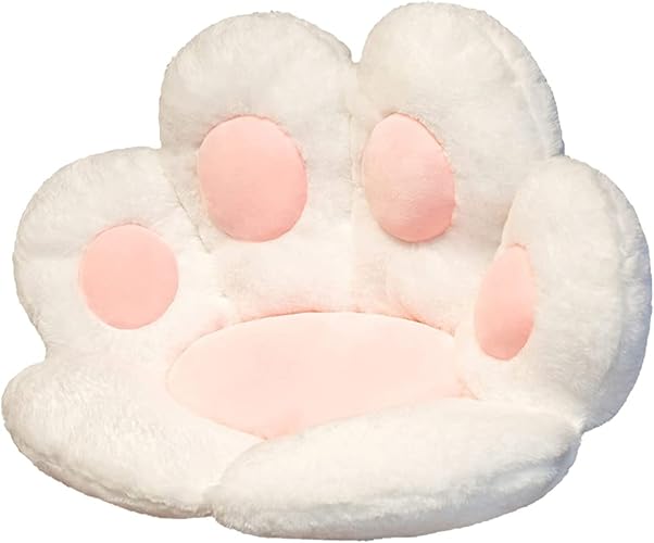 KINGGOO Seat Cushion Cat Paw Cozy Paw Shaped Chair Cushion Cute Chair Cushion Lazy Back Cushion Cat Paw Shaped Lazy Sofa Office Cushion