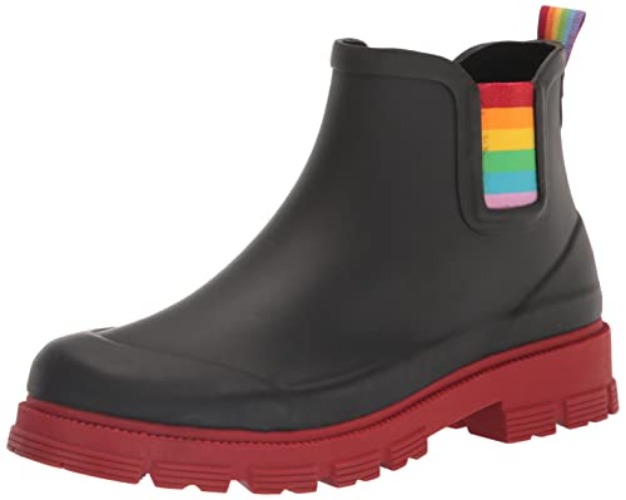 Chooka Women's Storm Pride Waterproof Chelsea Boot Rain - 7 - Rainbow