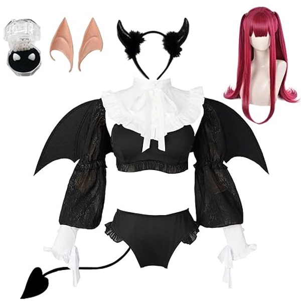 Juejuezi Marin Kitagawa Cosplay Devil Costume Anime My Dress Up Darling Dress Halloween Costumes for Women