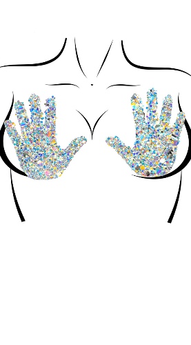 Handsy Confetti Nipple Stickers
