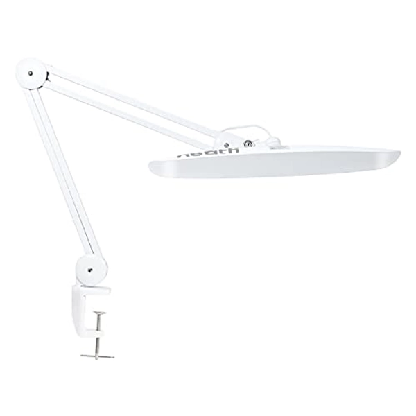 NEATFI XL 2,200 Lumen Adjustable LED Desk Lamp & Task Lamp - Bright, Dimmable Lighting for Office, Craft, Nails & Hobbies with Clamp (Non-CCT, White)