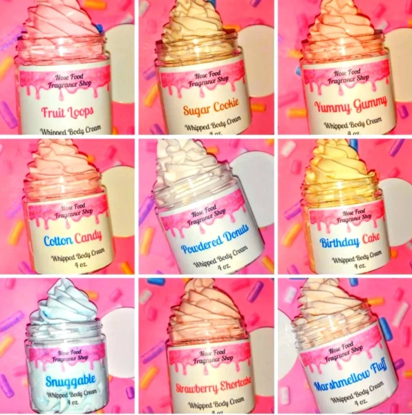 Choose Your Own Whipped Body Cream Scent, custom body cream, Whipped Lotion, Fluffy Lotion, Fluffy Body Cream