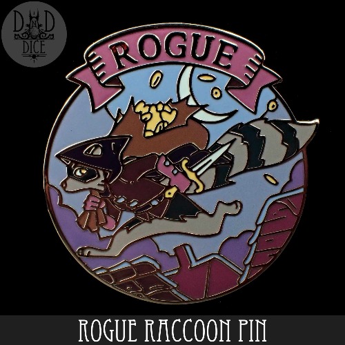 Rogue Raccoon Enamel Pin