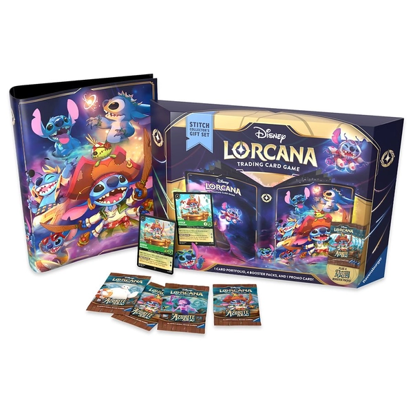 Disney Lorcana Trading Card Game by Ravensburger – Stitch Collector's Gift Set – Azurite Sea | Disney Store
